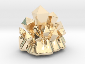 Coridite Crystals (Version 2) in 14k Gold Plated Brass