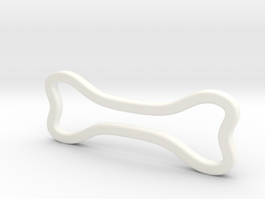 Bone Cord Wrap in White Processed Versatile Plastic