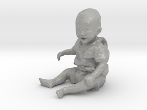 Scanned 7 month old Baby boy_110mm High in Aluminum