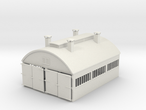 LM46 Hulme End Engine Shed in White Natural Versatile Plastic