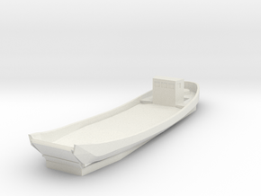Japanese Daihatsu 1/100 Landing Boat WWII in White Natural Versatile Plastic
