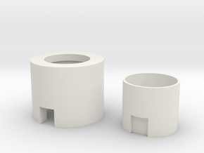 Neopixel Hilt Plug 1" for SH Ahsokas hilts in White Natural Versatile Plastic
