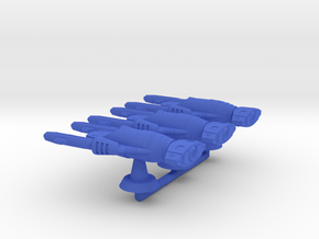 Terran(Early) Bradley Frigate Squadron - 1:7000 in Blue Processed Versatile Plastic