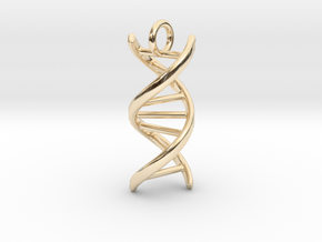 DNA (customizable: size, pendant, text) in 14K Yellow Gold