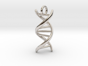 DNA (customizable: size, pendant, text) in Platinum