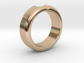 Ring in 14k Rose Gold Plated Brass