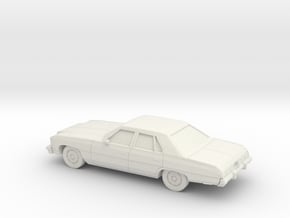 1/87 1976 Chevrolet Impala Sedan in White Natural Versatile Plastic