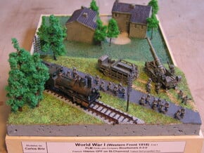 French 194mm GPF on St. Chamond 1/144 in Smooth Fine Detail Plastic