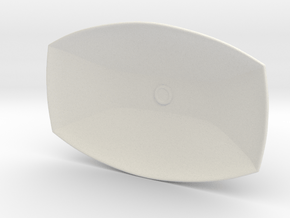 Miniature Ca'tron Basin - Studio Bagno in White Natural Versatile Plastic: 1:12