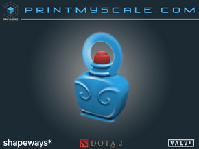 Dota 2 bottle (full) in Full Color Sandstone