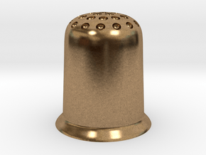 Thimble in Natural Brass