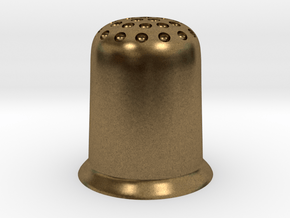 Thimble in Natural Bronze