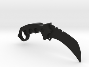 Karambit Toy knife  in Black Natural Versatile Plastic