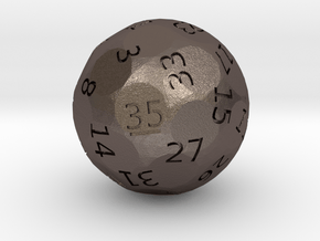 d35 oddball die in Polished Bronzed Silver Steel