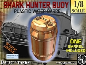 1/8 Shark Hunter Barrel in Yellow Processed Versatile Plastic