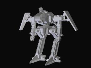 mecha,robot,future, futuristic, miniature, Sci-Fi, in White Natural Versatile Plastic