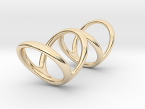 Ring for Bob L1 1 L2 1 D1 3 1-2 D2 4 1-2 D3 5 1-2 in 14k Gold Plated Brass