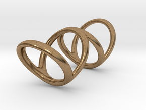 Ring for Bob L1 1 L2 1 D1 3 1-2 D2 5 D3 6 in Natural Brass