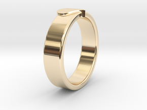 Heart ring in 14K Yellow Gold