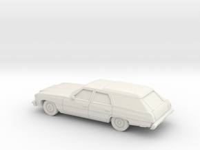 1/87 1976 Chevrolet Caprice- Impala Station Wagon in White Natural Versatile Plastic