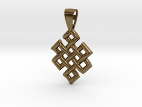 Endless Knot in Polished Bronze