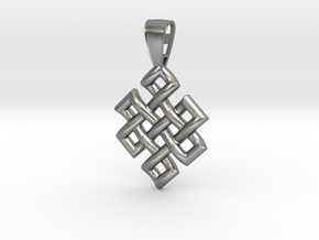 Endless Knot in Natural Silver