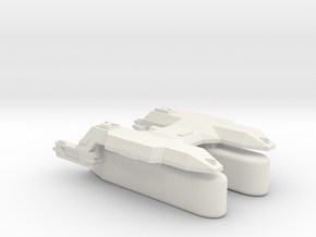 3788 Scale Lyran Puma Transport Tug (K-Pods) CVN in White Natural Versatile Plastic