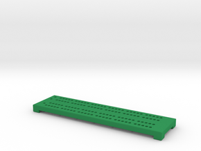 Cribbage Board - Really Small in Green Processed Versatile Plastic