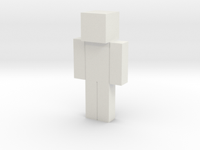 Paint Your Own Minecraft Skin in White Natural Versatile Plastic