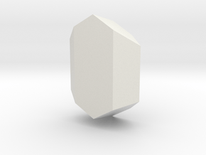 Spodumene, 25 mm in White Natural Versatile Plastic