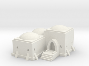 Tatooine Building 2 in White Natural Versatile Plastic