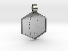 Soldier [pendant] in Polished Silver