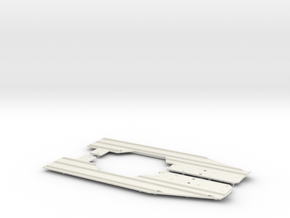 EC145 - Snow skids - 1/32 in White Natural Versatile Plastic