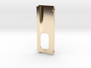Back door squonk no logo Saul V2.1 in 14k Gold Plated Brass