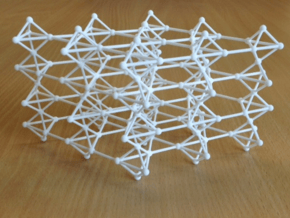 swedenborgite lattice in White Natural Versatile Plastic