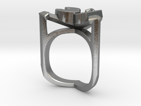3december ring - original design in Natural Silver