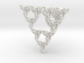 tetraedron-6 in White Natural Versatile Plastic