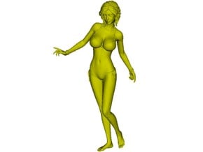 1/15 scale bikini beach girl posing figure B in Tan Fine Detail Plastic