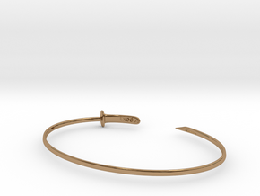 Zanpakuto bracelet in Polished Brass