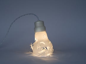 Oops I Dropped The Bulb in White Natural Versatile Plastic