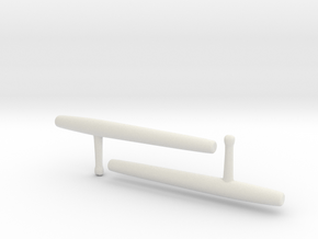 Tonfa - 1:4 in White Natural Versatile Plastic