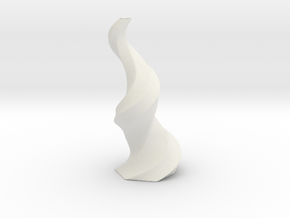 Vase2026l in White Natural Versatile Plastic