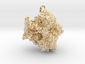 CRISPR Pendant - Science Jewelry in 14K Yellow Gold