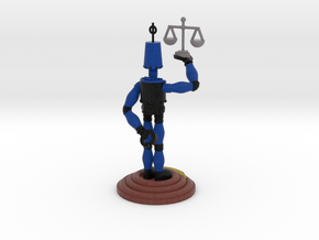 SPACE:2022 Robot - The Policeman in Full Color Sandstone