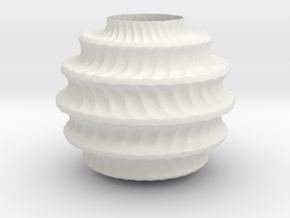 TwBox Vase in White Natural Versatile Plastic