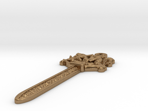 Sword Pendant (knife) in Natural Brass