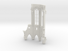 HORelRu01 - Great ruin of Gothic church in White Natural Versatile Plastic