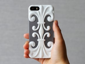 iPhone SE/5/5s DIY Case - Floria in White Processed Versatile Plastic