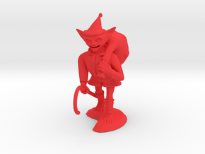 Goblin Santa 1 in Red Processed Versatile Plastic