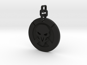 Overwatch reaper Keychain in Black Natural Versatile Plastic
